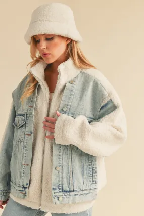 Doro Sherpa Denim Jacket