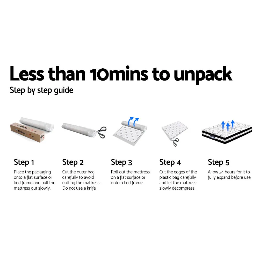 Ella Series Pillow Top Mattress 18CM Thick - Double