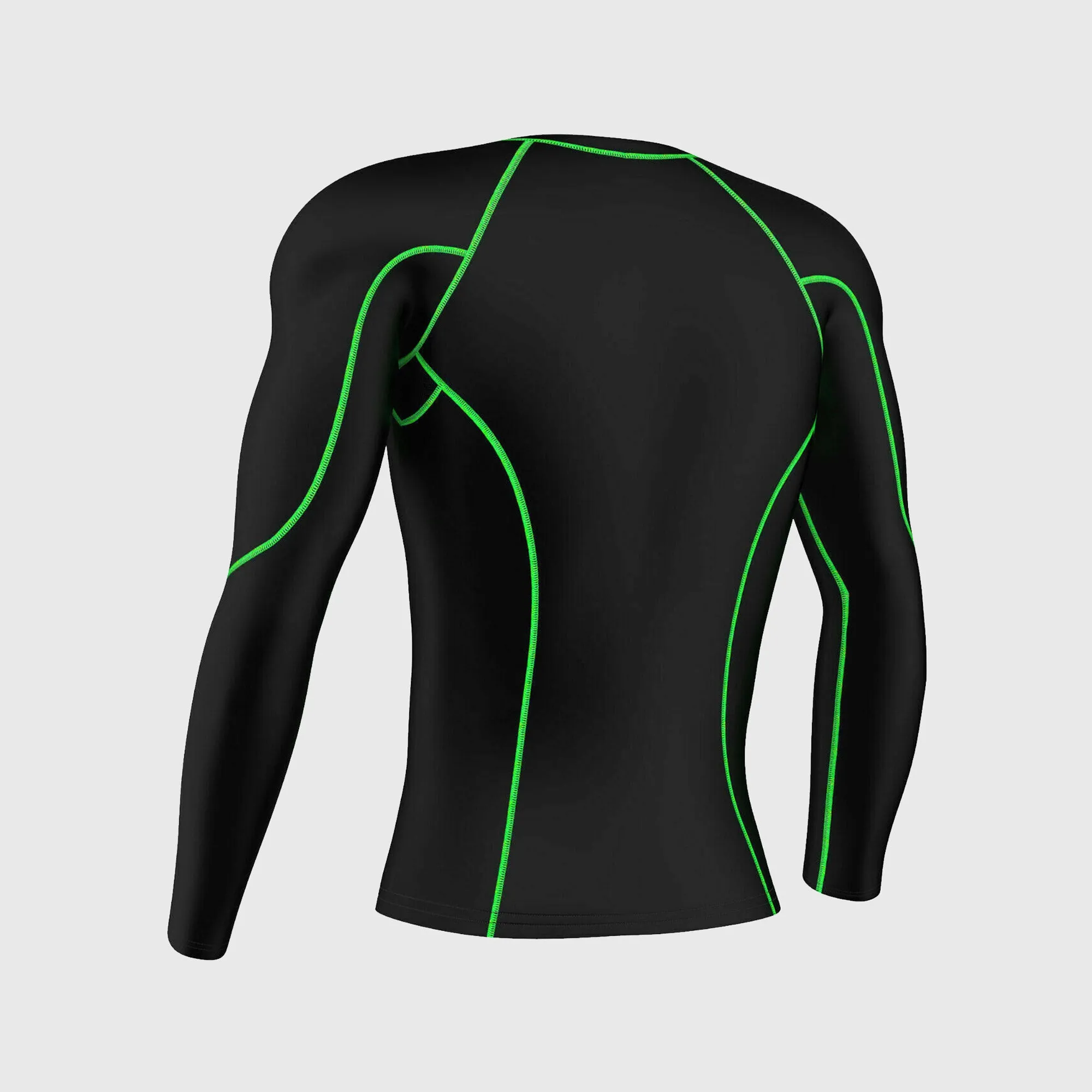 Fdx Men's Set Green Thermolinx Compression Base Layer Shirt & Leggings