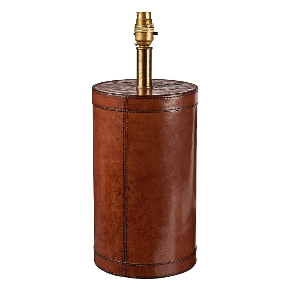 Leather Lamp Base