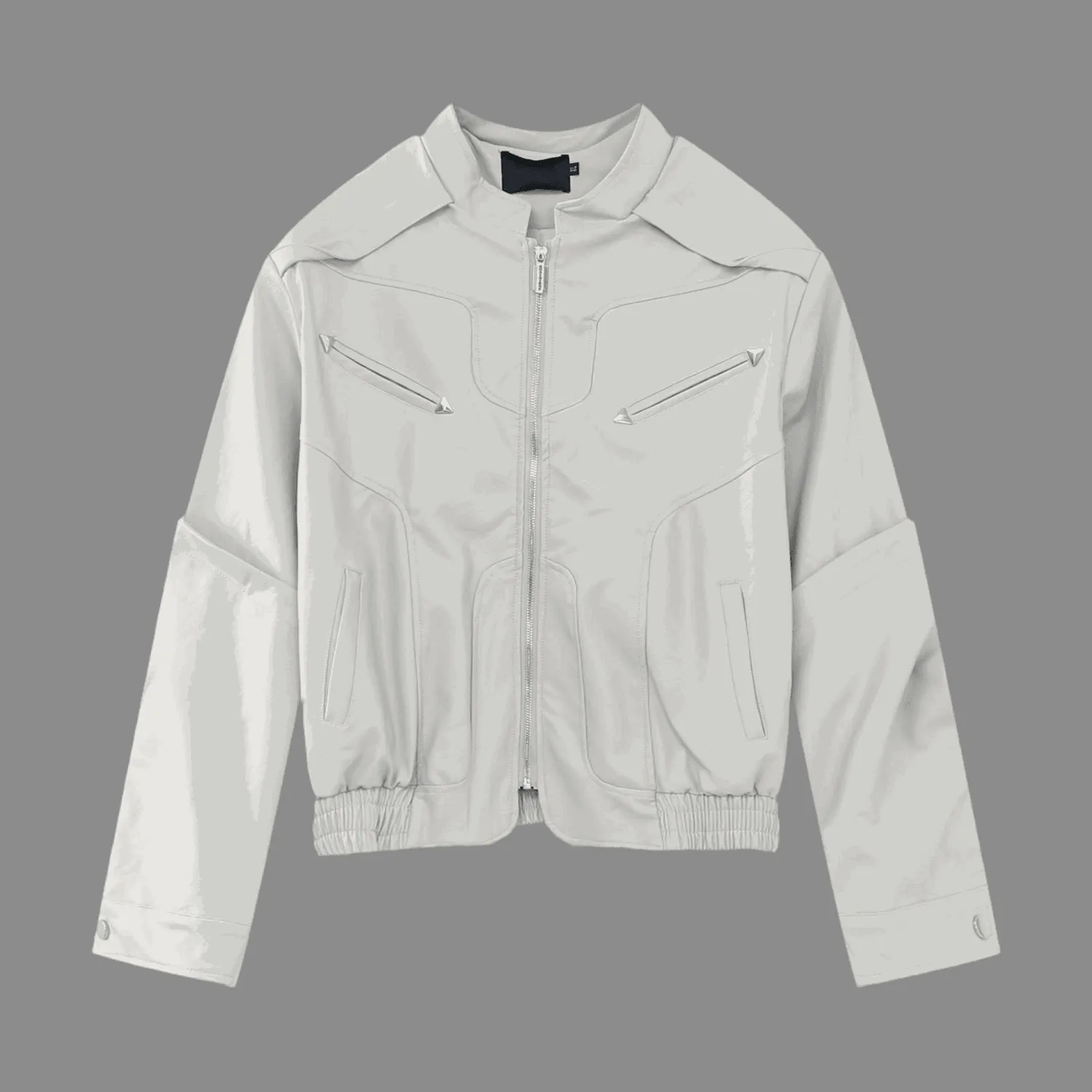 Men's High-grade Short Motorcycle Leather Coat